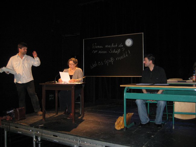 Auftritt im Theater Erfurt am 26. April 2012