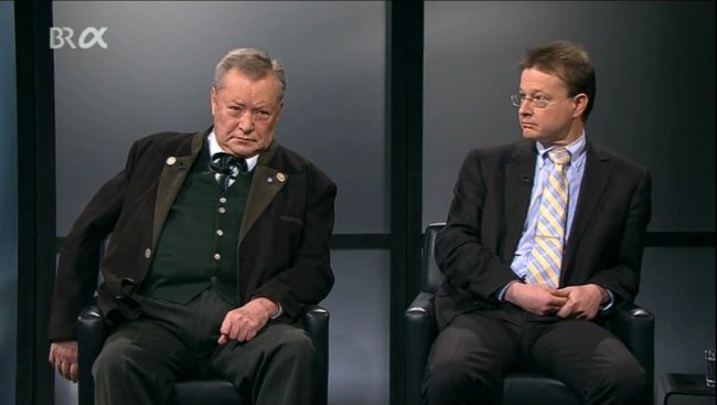 Diskussion im Bayerischen Fernsehen
